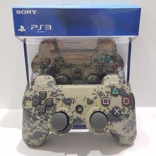controller dualshock stick stik joystick PS PS3 wireless ori army army,  tanpa dus