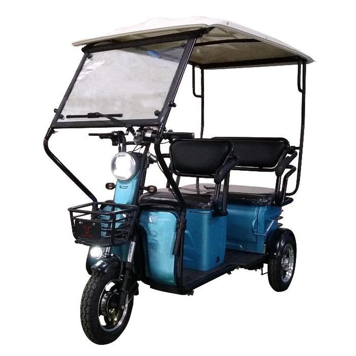 Gambar Uwinfly Balis Sepeda Listrik Roda 3 Penumpang Dengan Power Motor 1500W - PAKAI ATAP dari Pusat Elektronika undefined Tokopedia