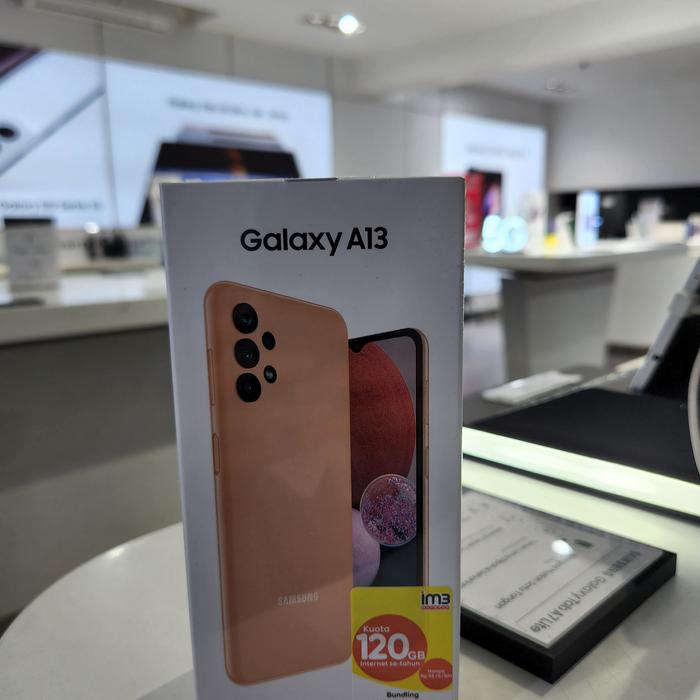 Gambar Samsung Galaxy A13 6/128 new Garansi Resmi - Peach dari OnlinePhone_ undefined Tokopedia