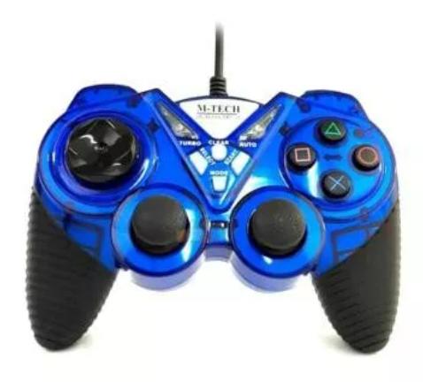 Gambar Joystick/Controller M-Tech MT-8400 Getar Joystick Single Turbo - Biru dari Vens Jaya Comp undefined Tokopedia