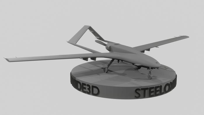 Gambar Miniature Drone UAV Bayraktar TB-2 - Skala 1/144 dari STEELOXIDE3D undefined Tokopedia