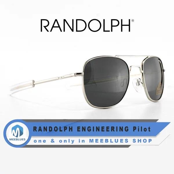 Kacamata Kapolri Panglima RANDOLPH ENGINEERING Aviator Pilot Frame  Silver