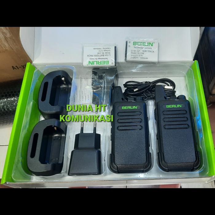 Gambar HT BERLIN BL238 POWER 5 WATT 1 BOX ISI 2PCS ORIGINAL 100% dari DUNIA HT KOMUNIKASI undefined Tokopedia