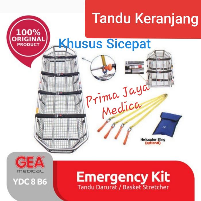 Gambar Basket Stretcher YDC-8B6, Tandu Keranjang Darurat Helikopter YDC 8B6 dari Prima Jaya Medica undefined Tokopedia