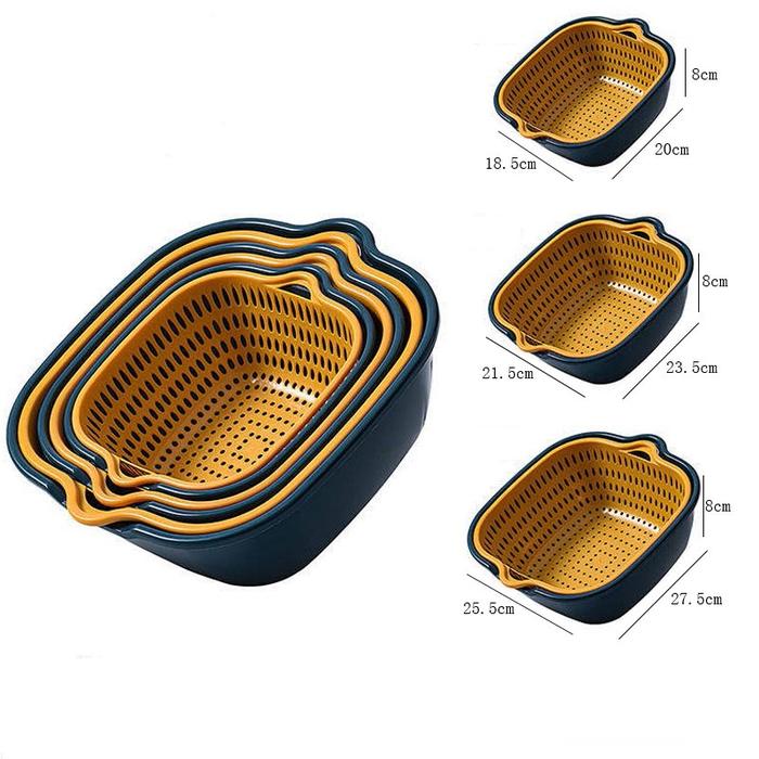 Gambar Keranjang Dapur Sayur dan Buah dengan Saringan NEW MODEL - kecil dari Gudang-Lunchbox undefined Tokopedia