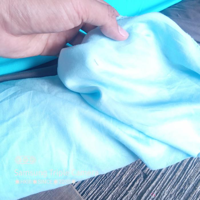 Gambar kain rayon premium polos warna komplit bisa request | harga per 0,5 M - baby blue dari noreen textile undefined Tokopedia