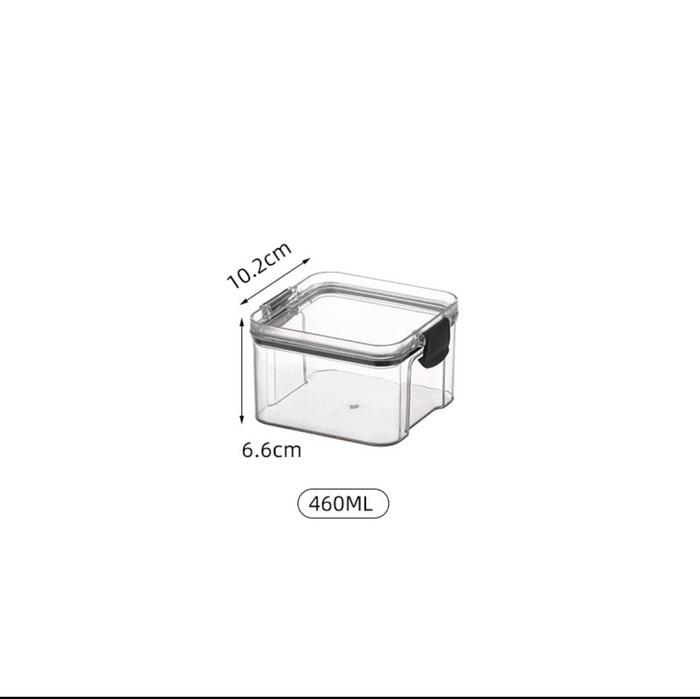 Gambar Toples VIRAL Kotak Snack Kedap Udara Penyimpanan Bening Cereal Kontain - Hitam 460 dari Juragan91 undefined Tokopedia