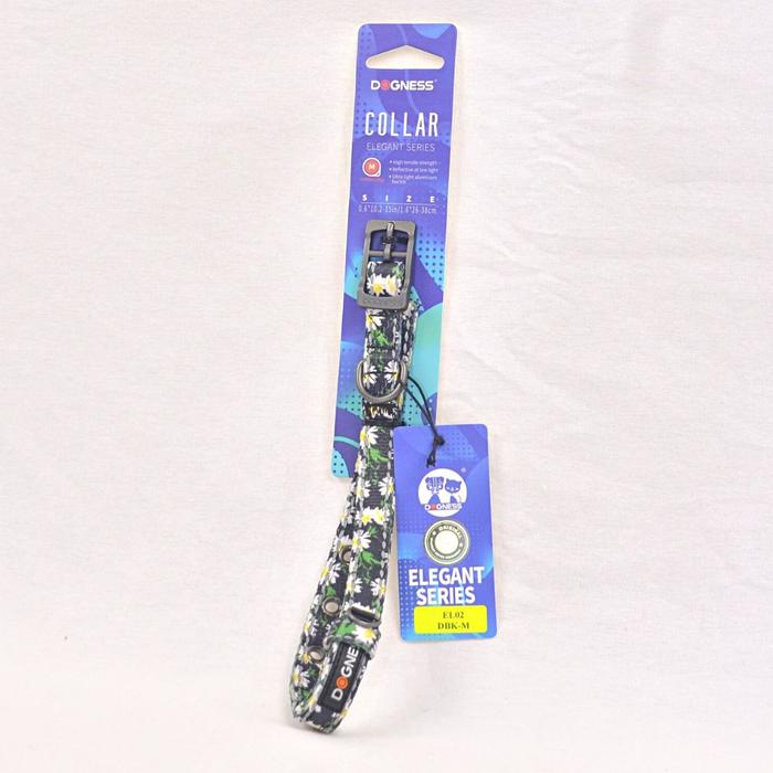 Gambar DOGNESS Kalung Anjing EL02 Elegant Series Collar Daisy Black - M dari Pet Republic Indonesia undefined Tokopedia