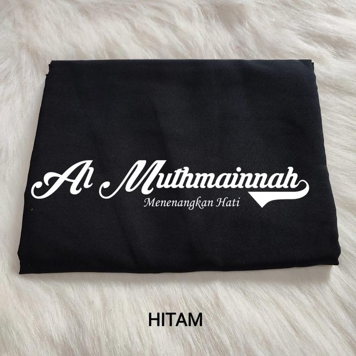 Gambar JILBAB SQUARE SEGI EMPAT WOLFIS PREMIUM 150 x 150 CM ADEM JUMBO SYARI - Hitam dari almuthmainnahhijab undefined Tokopedia