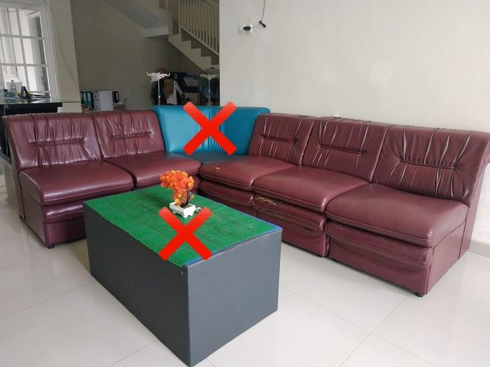 Gambar 1 Set Sofa Bekas Empuk Second Isi 5 Kursi dari Deda Surabaya undefined Tokopedia