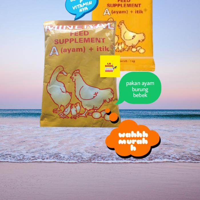 Gambar mineral 2kg feed supplement pakan makan ayam itik burung bebek ber ka dari lagashoping undefined Tokopedia