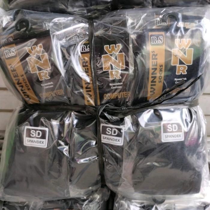 Gambar (grosir) 1 lusin kaos kaki sekolah SD SMP SMA hitam polos panjang size - SD, All Size dari kaos kaki@1 undefined Tokopedia