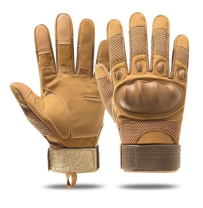Gambar Sarung Tangan Motor Tactical Full Jari TouchScreen Sepeda Outdoor - Cokelat, L dari Lbagstoremall undefined Tokopedia