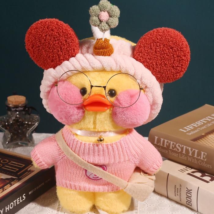 Gambar Balmut Bebek 30cm Boneka Lalafanfan Cafe Mimi Duck Boneka valentine #6 - 01 dari New Dande Shop undefined 5 Tokopedia