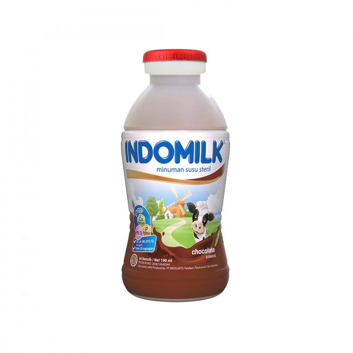 Gambar INDOMILK CAIR COKLAT 190ML dari Rubelan Swalayan Malang undefined Tokopedia