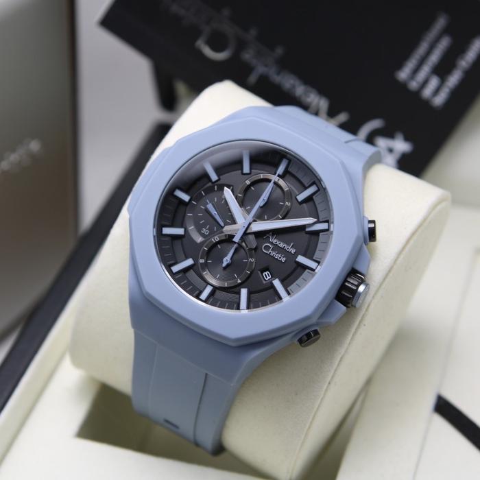 Gambar [ ORIGINAL ] Jam Tangan Pria / Cowok Alexandre Christie 6590 MC - Soft Blue dari TOKOJAMKU_NEW undefined Tokopedia