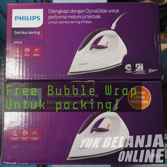 Gambar PHILIPS Setrika Affinia Dry Iron GC160 350W - Free Bubble dari frmdn undefined Tokopedia