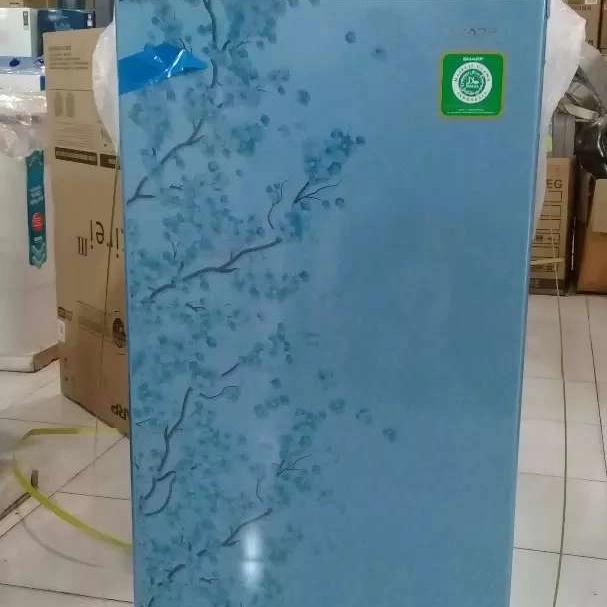 Gambar Kulkas Sharp 1 Pintu Motif Bunga dari JN ELEKTRONIK KM 12 PALEMBANG undefined Tokopedia
