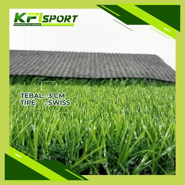 Gambar Taman Rumput Sintetis Tebal 3cm Artificial Dekorasi Landscape - SWISS, 1 METER dari KFI SPORT OFFICIAL undefined Tokopedia