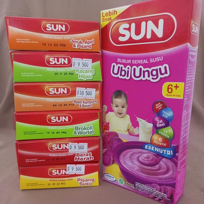 Gambar sun bubur sereal susu 6 bulan - bubur bayi - bubur MPASI - kacang hijau dari Salman&#39;s Corner MPASI undefined Tokopedia