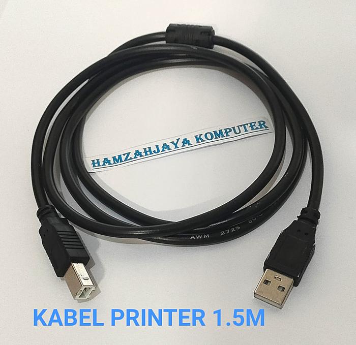 Gambar KABEL USB TO PRINTER Epson Canon HP XP Panjang 10M 5M 3 M 1.5 METER - PRINTER 1.5M dari HAMZAHJAYA KOMPUTER undefined Tokopedia