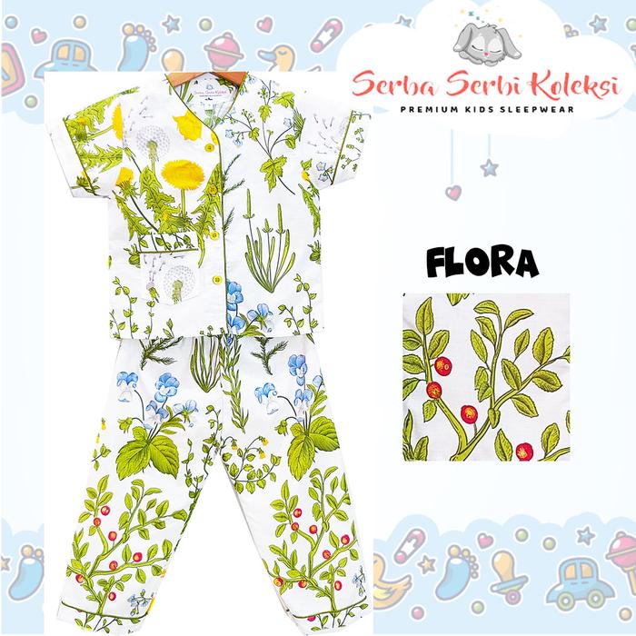 Gambar PIYAMA ANAK TANPA KERAH KATUN PREMIUM - T47 - Putih, S dari SerbaSerbiKoleksi_NEW undefined Tokopedia