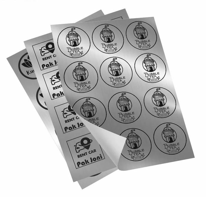Gambar STIKER VYNIL EMAS/SILVER - SILVER, CETAK AJA dari Createugift undefined Tokopedia
