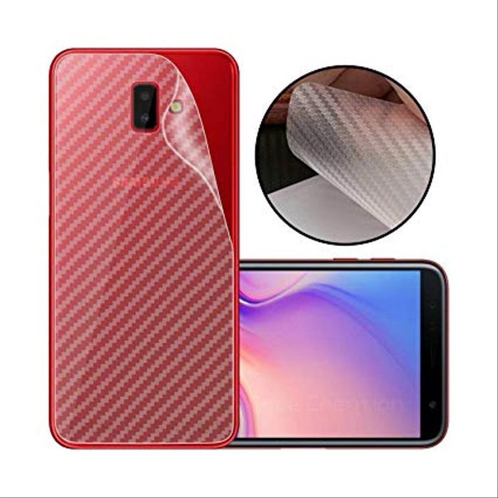 Gambar Back Skin Carbon Samsung J6 Plus - Skin Carbon Samsung J6 Plus - Samsung J6 Plus dari SURYA ACC HP undefined Tokopedia