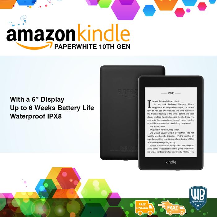 Gambar Amazon Kindle Paperwhite 10th Generation eBook Reader - 8 gb dari Wismabango undefined Tokopedia