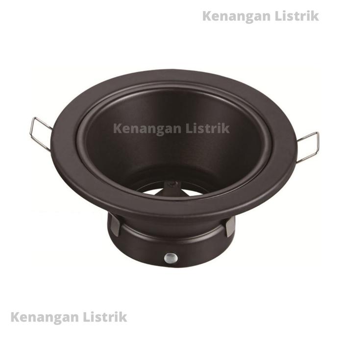 Gambar Rumah Lampu Downlight Pinghole/ Spotlight MR16/ Downlight Halogen MR16 - Hitam, Kosongan dari Kenangan Listrik undefined Tokopedia