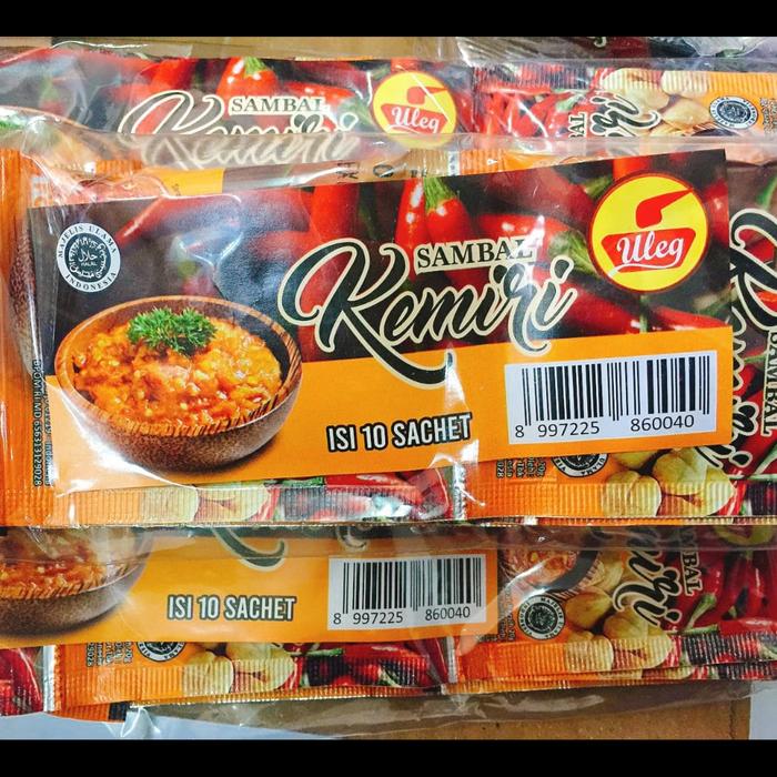 Gambar Sambal Kemiri Uleg FINNA | Sambel Kemiri Per Renceng dari Toko Nayya Suplier undefined Tokopedia
