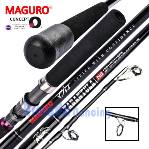 Jual Joran Maguro TARANTULA NS Jigging Rod Ring Fuji PE 1-3