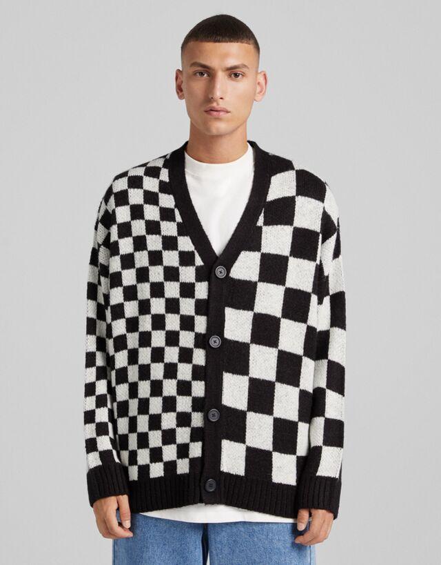 yantor 17ss Line Knit cardigan