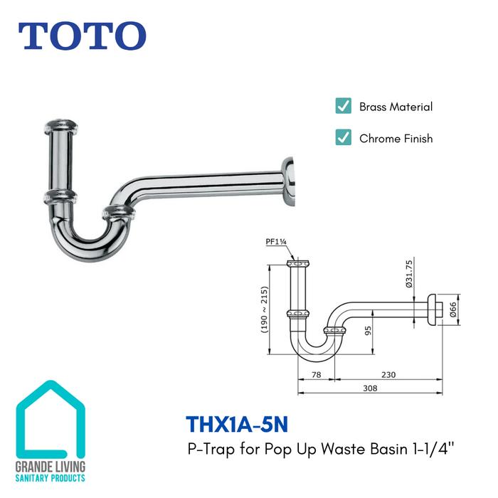 Jual TOTO PTrap Pipa Leher Angsa Untuk Afur 11/4 inch THX1A5N