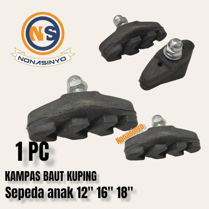 Gambar kampas rem karet sepeda anak baut kuping dari Nona & Sinyo undefined Tokopedia