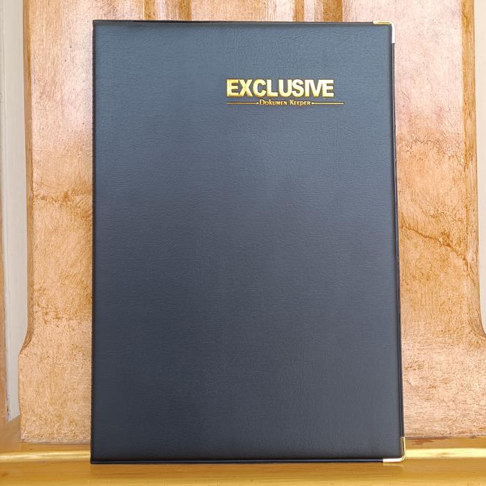 Gambar Termurah | Clear Holder 10 Poket Polos Exclusive Folio - Hitam dari AddinART undefined Tokopedia