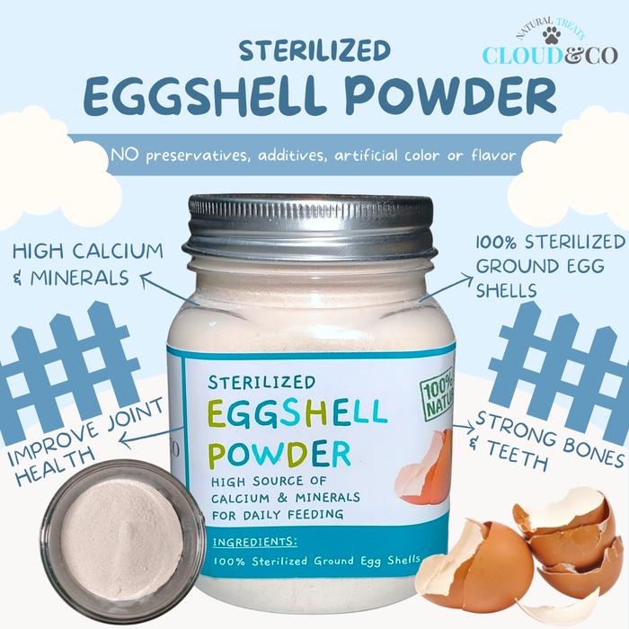 Gambar EGGSHELL POWDER - Calcium Supplement Dog Cat Anjing Kucing | CLOUD&CO dari Cloud & Co Store undefined Tokopedia