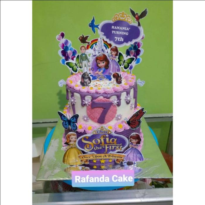Gambar Topper Princess Sophia / Putri Sophia - versi 1 dari RAFANDA TOPPER CAKE undefined Tokopedia