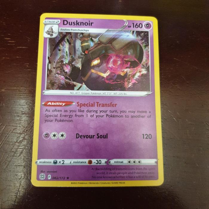 Gambar Kartu pokemon dusknoir holo rare sword and shield brilliant stars dari Drags shop undefined Tokopedia