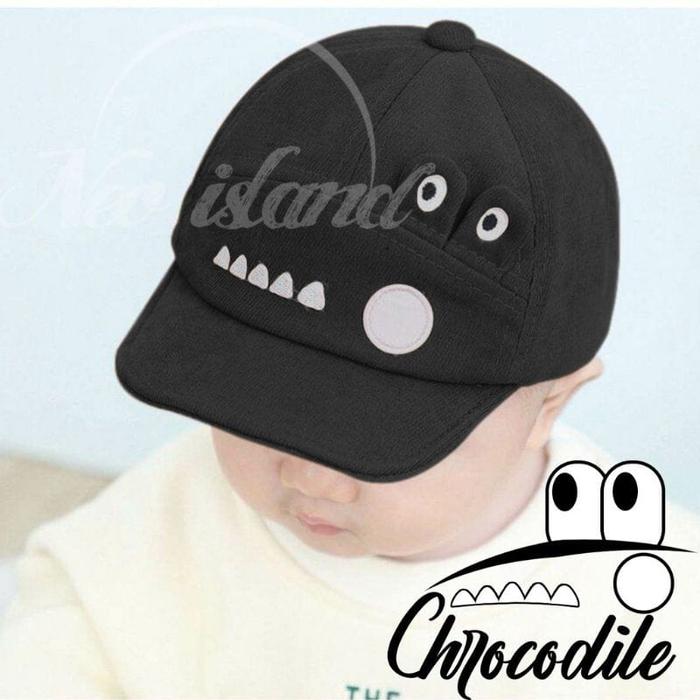 Gambar Topi bayi model aligator lucu motif crocodile / topi anak crocodile 6 - Hitam dari 19-store undefined Tokopedia