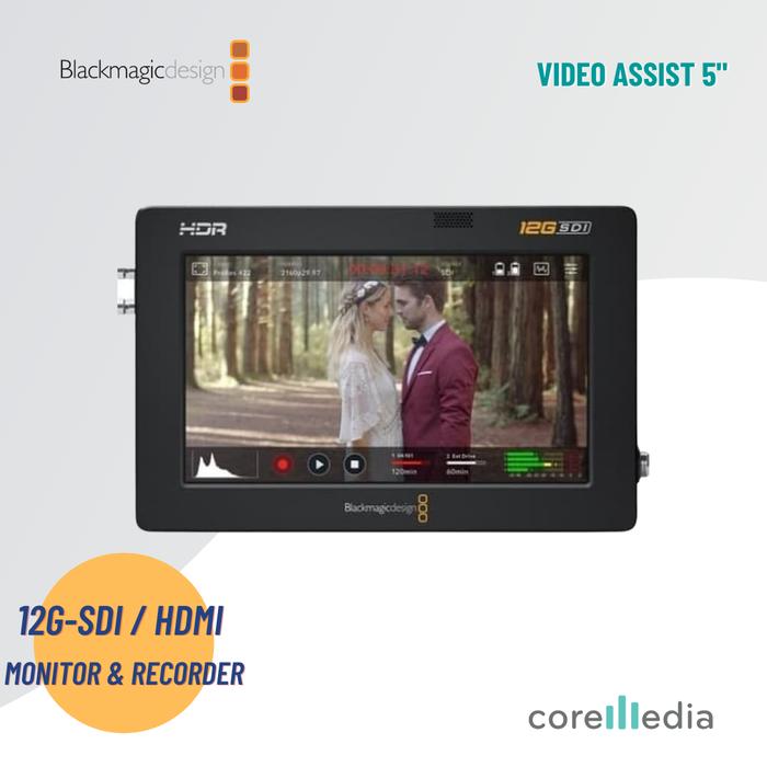 Blackmagic Monitor Blackmagic Design Video Assist 12g Blackmagic