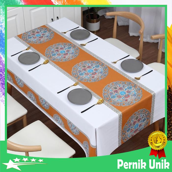 Gambar Taplak Meja Makan Jumbo Besar Motif Minimalis Modern Premium Anti Air - Esthetic 26 dari pernikunikstore undefined Tokopedia