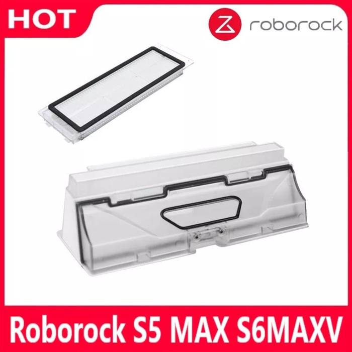 Gambar PART ACCESORIES ROBOROCK S5 S6 S5 MAX - Dustbind+Filter dari GudangGadget_NEW undefined Tokopedia