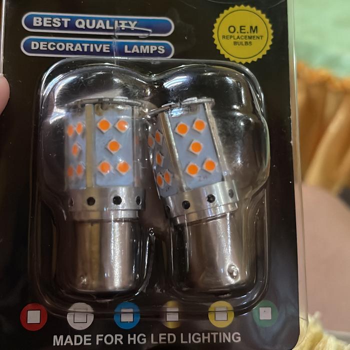 Gambar Lampu sein super bright model bulat dari Garasi 669 undefined Tokopedia