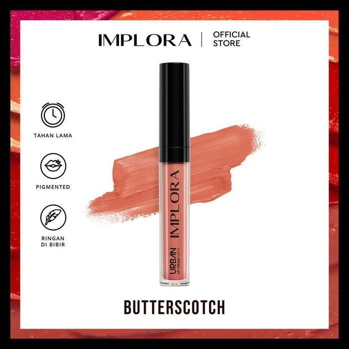 Gambar IMPLORA URBAN LIP CREAM | LIP CREAM | LIPSTIK - 09.BUTTERSCOTCH dari 3r Mart undefined Tokopedia