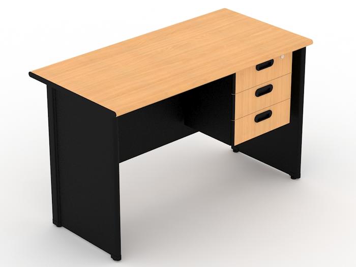 Gambar Meja Kantor Uno/ Meja Classic Series dengan Laci - Beech, 100cm dari UNO OFFICE undefined Tokopedia