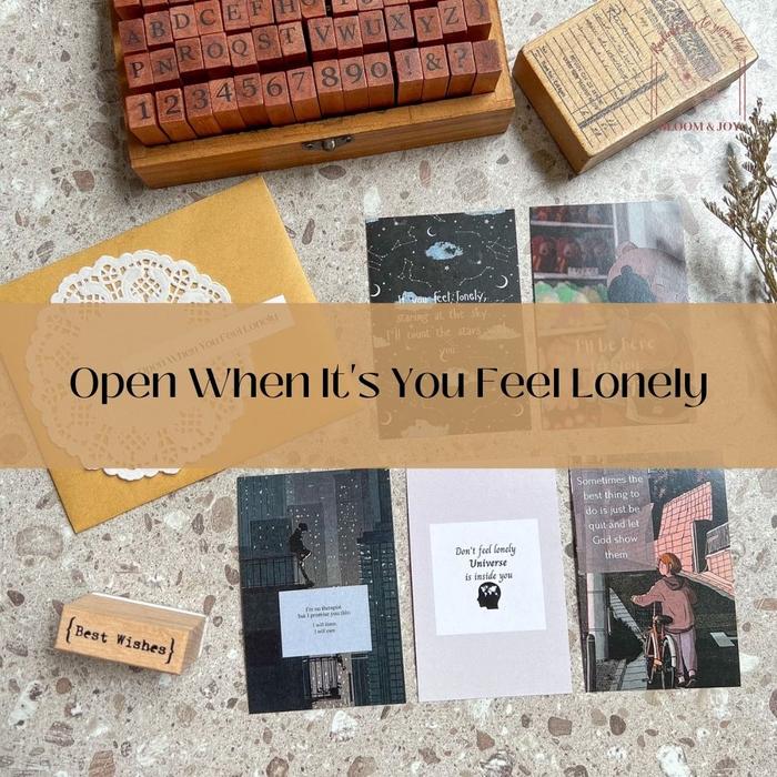 Gambar OPEN WHEN LETTER SURAT COUPLE HADIAH LUCU LDR PACAR KADO ANNIV KARTU - Lonely dari Blooming Your Days undefined Tokopedia
