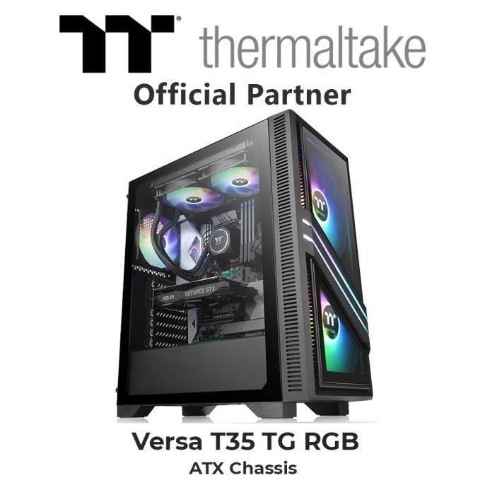 Gambar Thermaltake Versa T35 TG RGB Mid-Tower [ATX, Chassis] - UpInfinityVesta dari AnugerahTeknologi undefined Tokopedia