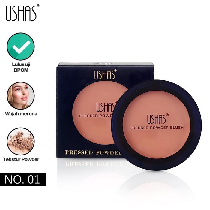 Gambar USHAS Blush On Pressed Powder - 01 dari Candyberies Shop undefined Tokopedia