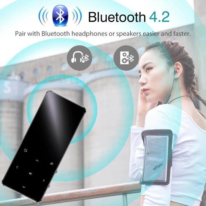 Gambar Tengsen MP3 Player Digital Audio Player Bluetooth Touchscreen 8GB X3 dari web komputindo undefined Tokopedia